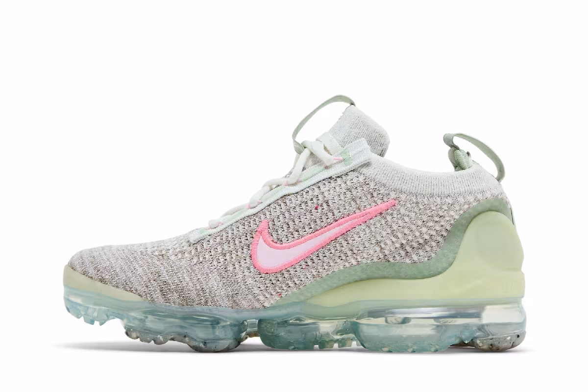 Nike Air VaporMax 2021 Flyknit GS Sail Honeydew, view 4