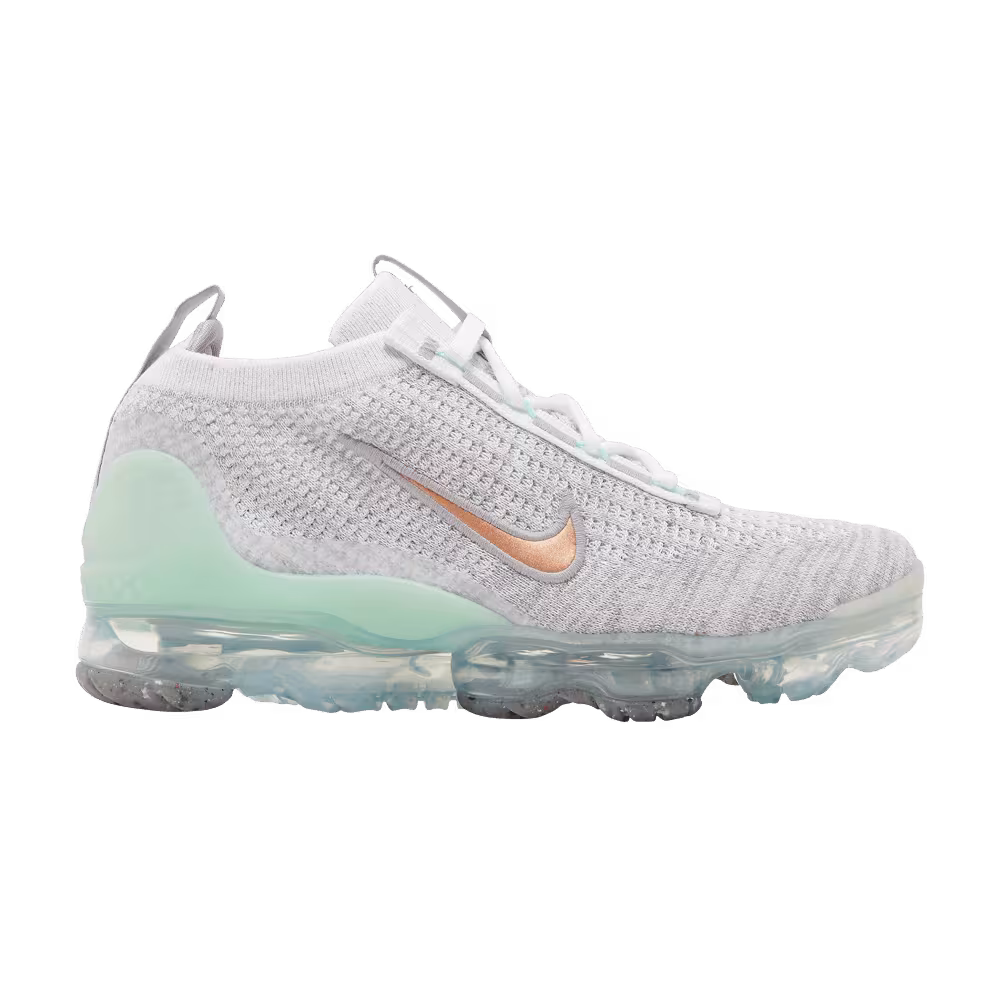Nike Air VaporMax 2021 Flyknit GS Pure Platinum Mint Foam