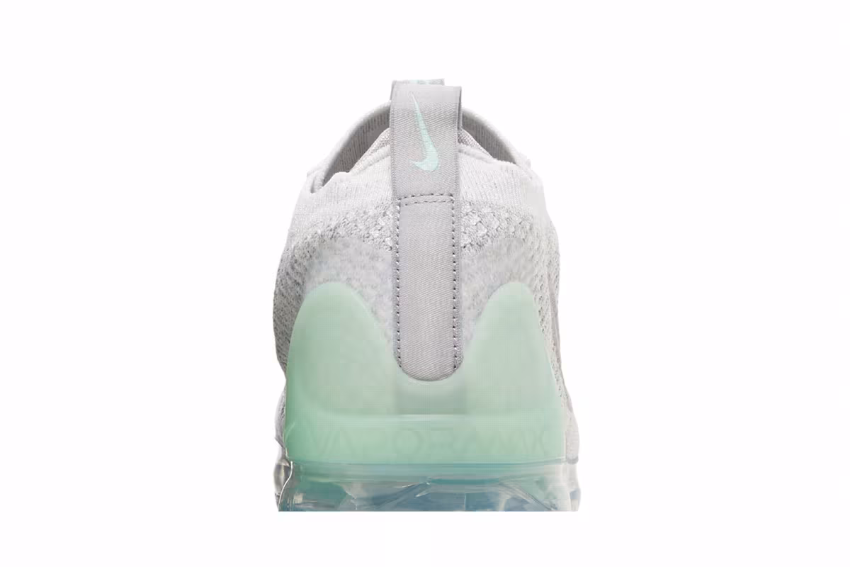 Nike Air VaporMax 2021 Flyknit GS Pure Platinum Mint Foam, view 8