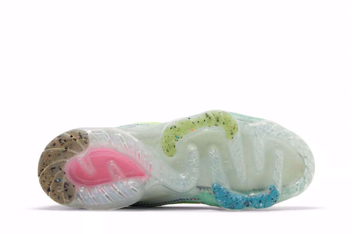 Nike Air VaporMax 2021 Flyknit Next Nature GS Volt Photo Blue, view 5