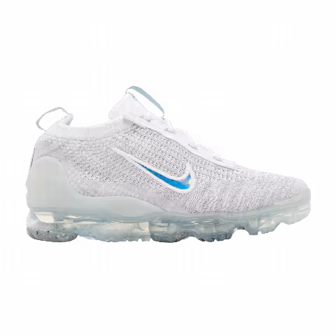 Nike Air VaporMax 2021 Flyknit GS 'Mismatched Swoosh - White Aura'