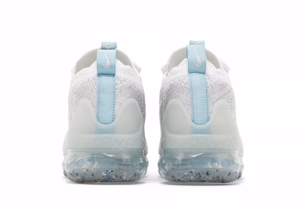 Nike Air VaporMax 2021 Flyknit GS Mismatched Swoosh - White Aura, view 7