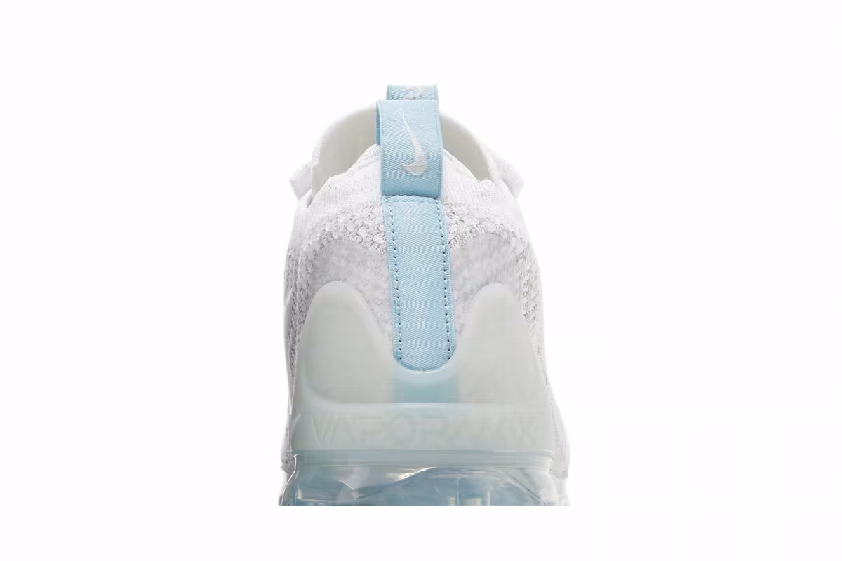 Nike Air VaporMax 2021 Flyknit GS Mismatched Swoosh - White Aura, view 8