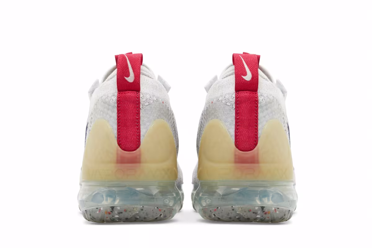 Nike Women's Air Vapormax 2021 Flyknit Photon Dust Midnight Navy, view 7