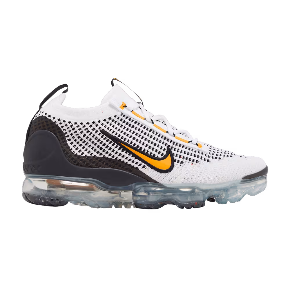 Nike Air VaporMax 2021 Flyknit GS White Kumquat