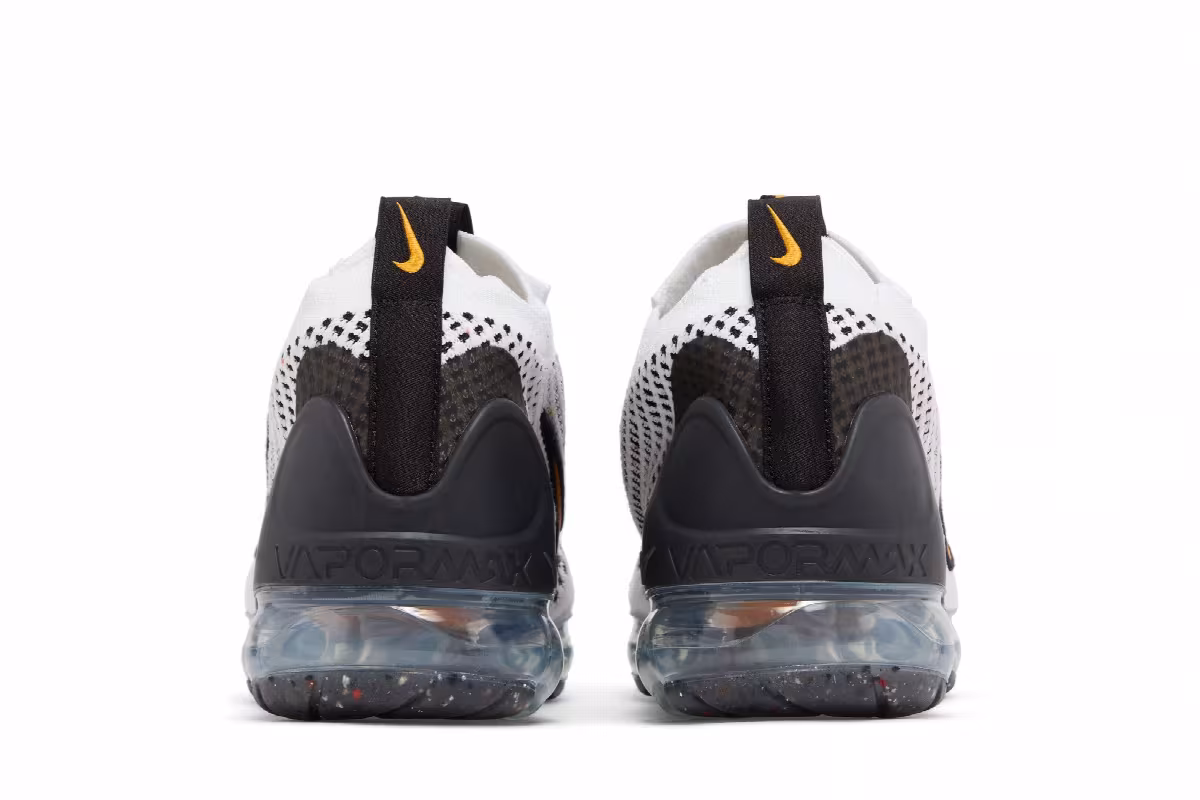 Nike Air VaporMax 2021 Flyknit GS White Kumquat, view 7