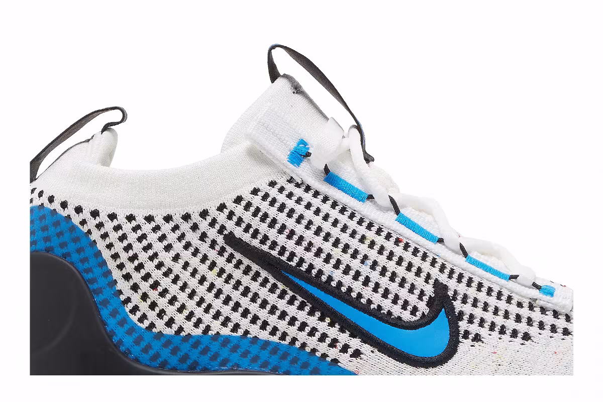 Nike Air VaporMax 2021 Flyknit GS White Photo Blue, view 3