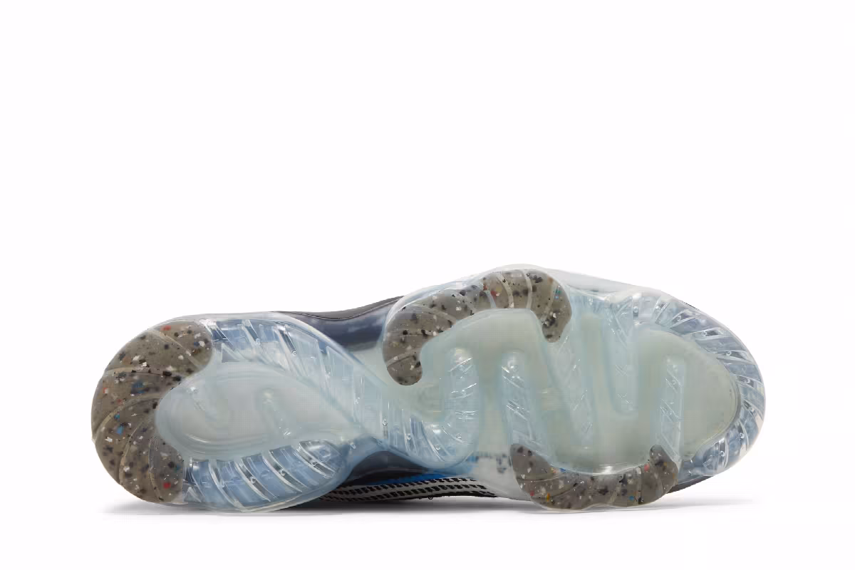 Nike Air VaporMax 2021 Flyknit GS White Photo Blue, view 5