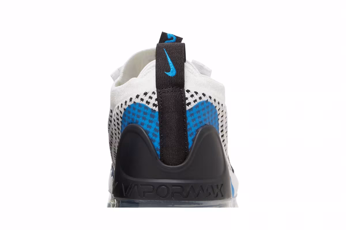 Nike Air VaporMax 2021 Flyknit GS White Photo Blue, view 8