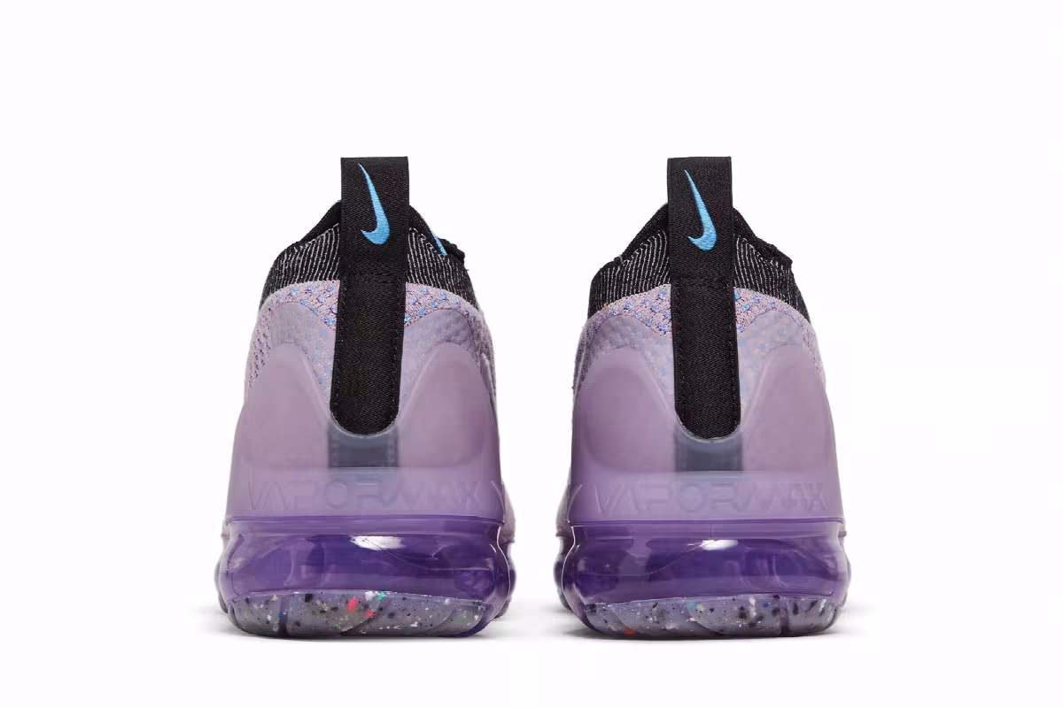 Nike Women's Air VaporMax 2021 Flyknit Lilac Black, view 7