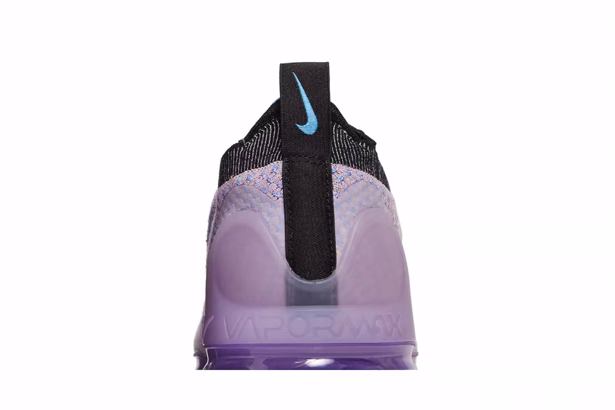 Nike Women's Air VaporMax 2021 Flyknit Lilac Black, view 8