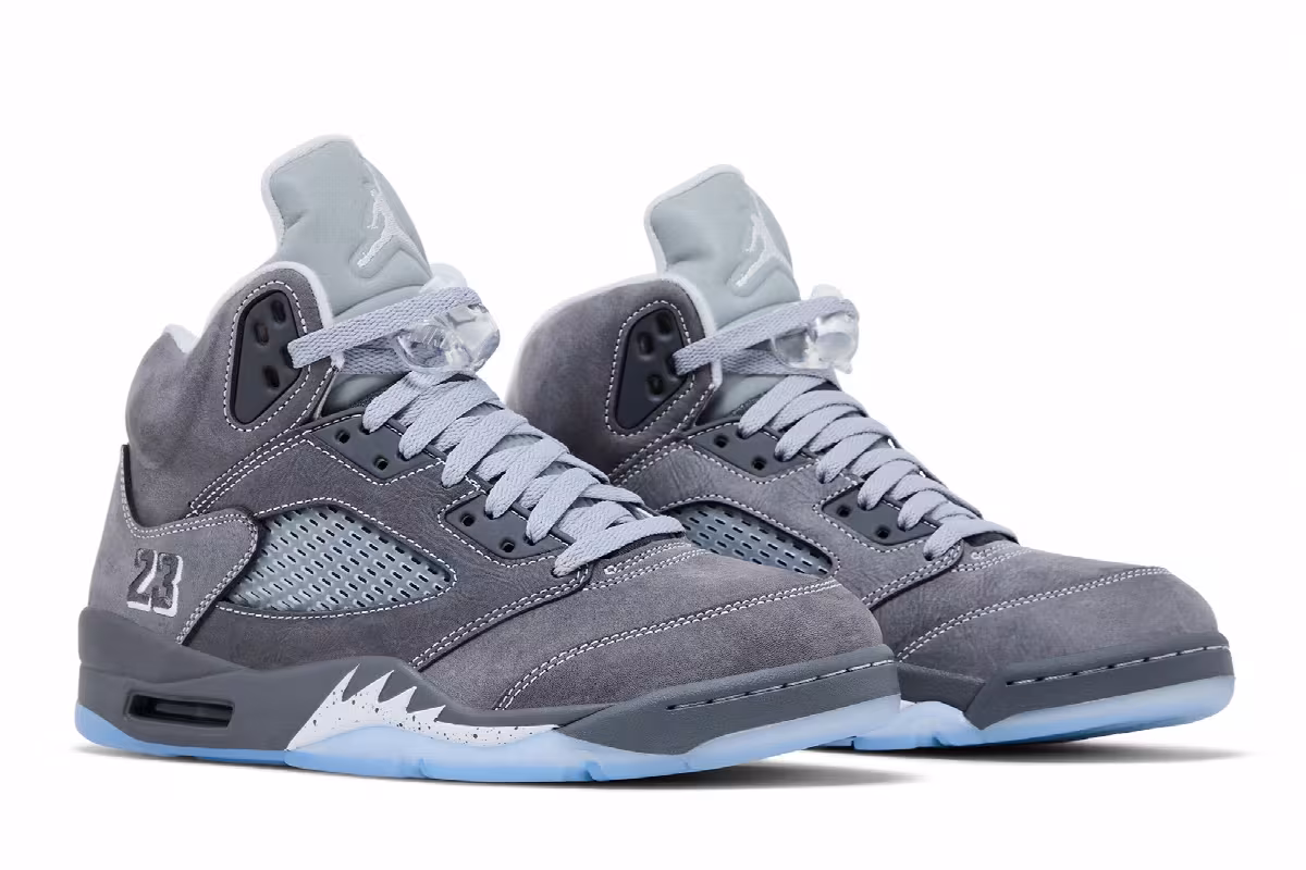 Air Jordan 5 Wolf Grey 2026, view 9
