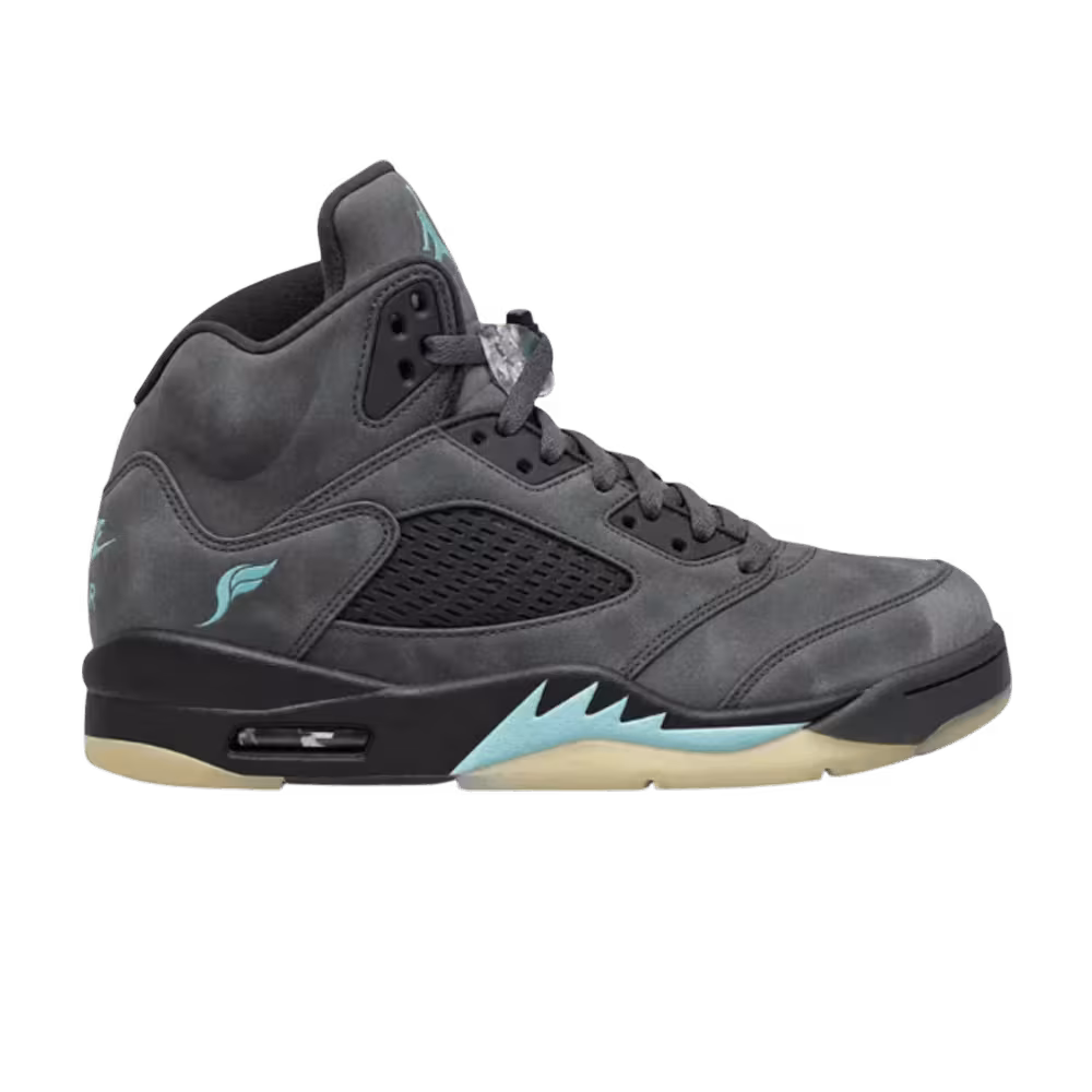 Solefly x Air Jordan 5 Black Aurora Green