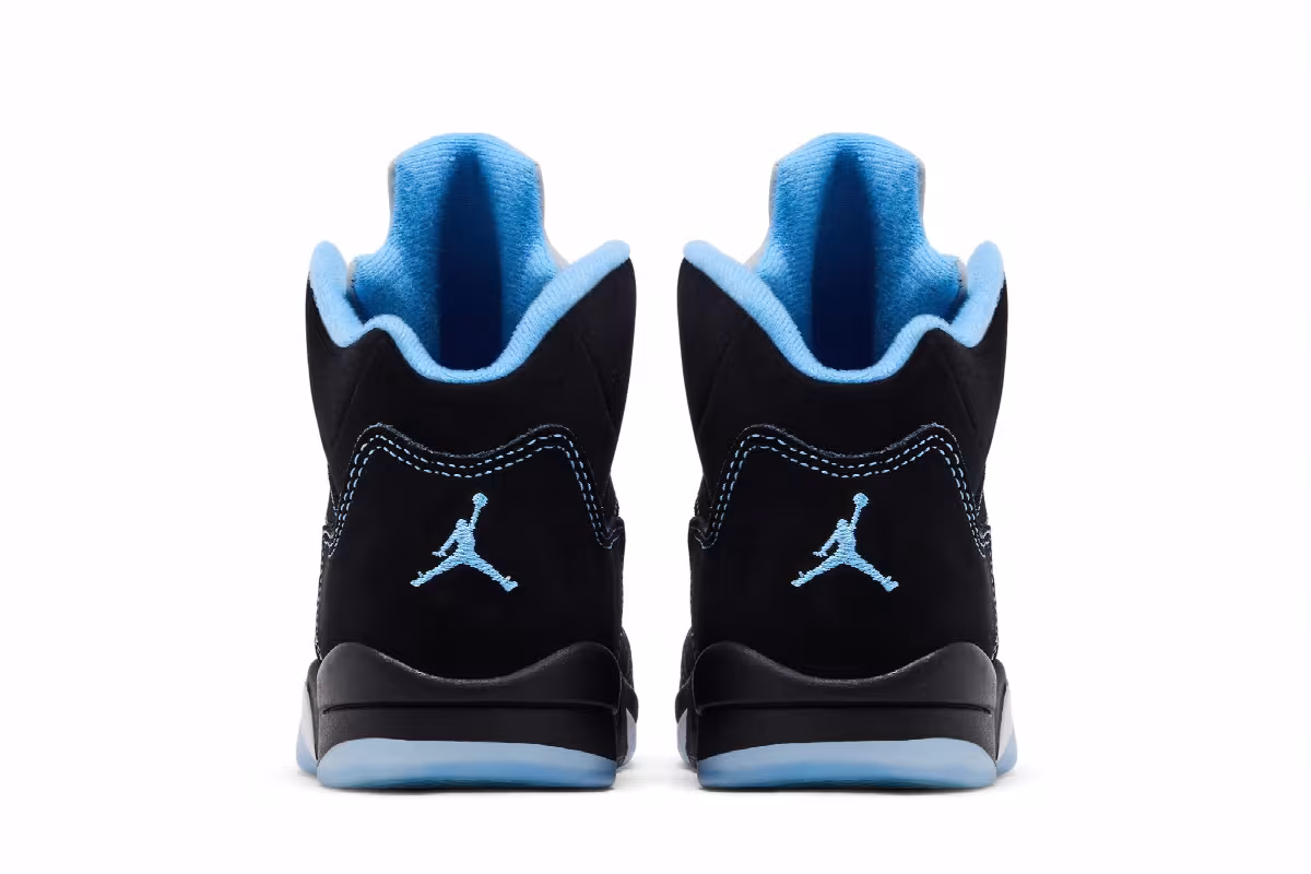 Air Jordan 5 PS Black Carolina / UNC 2026, view 7