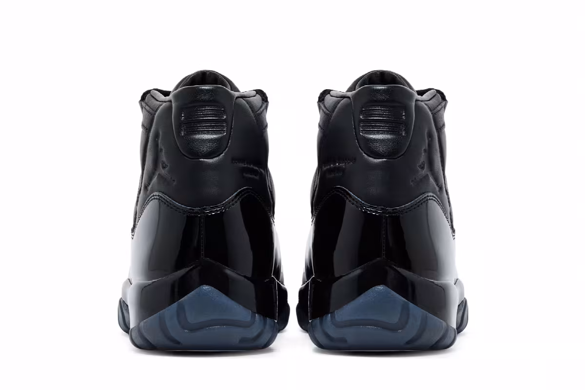 Comme des Garçons x Air Jordan 11 Black, view 7