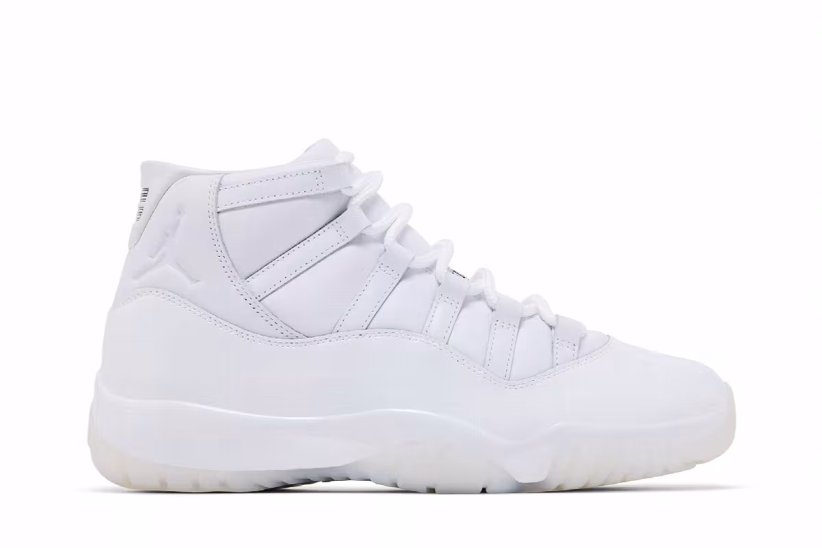 Comme des Garçons x Air Jordan 11 White, view 2