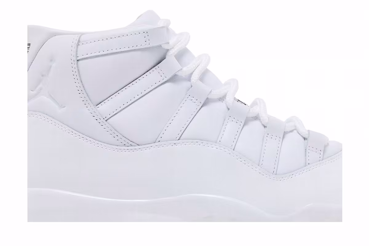 Comme des Garçons x Air Jordan 11 White, view 3