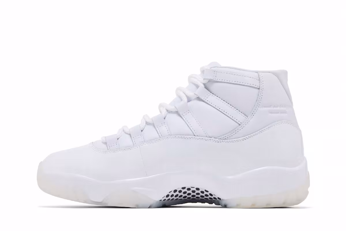 Comme des Garçons x Air Jordan 11 White, view 4