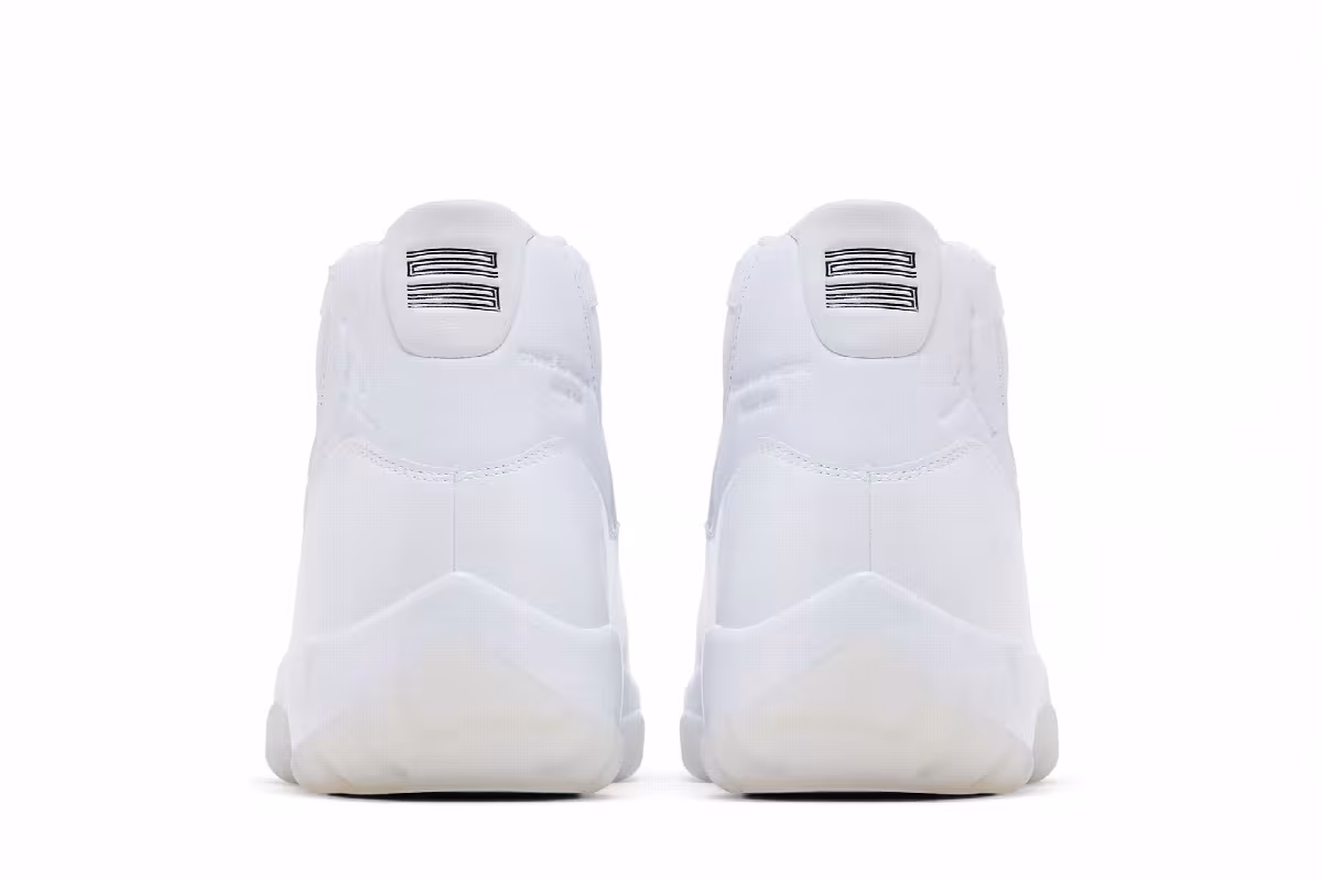Comme des Garçons x Air Jordan 11 White, view 7