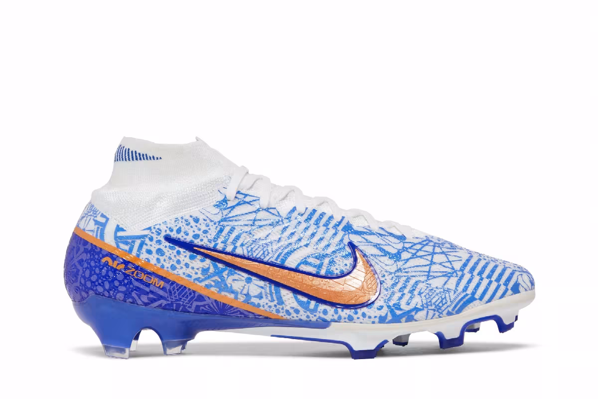 Nike Zoom Mercurial Superfly 9 Elite CR7 FG Azulejo, view 2