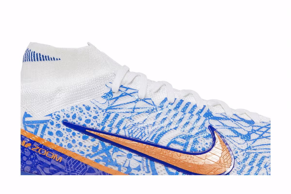 Nike Zoom Mercurial Superfly 9 Elite CR7 FG Azulejo, view 3