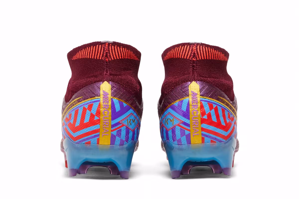 Kylian Mbappé x Nike Zoom Mercurial Superfly 9 Elite FG Dark Beetroot, view 7