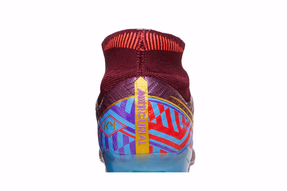 Kylian Mbappé x Nike Zoom Mercurial Superfly 9 Elite FG Dark Beetroot, view 8