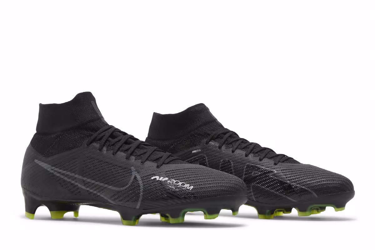 Nike Zoom Mercurial Superfly 9 Pro FG Black Volt, view 9