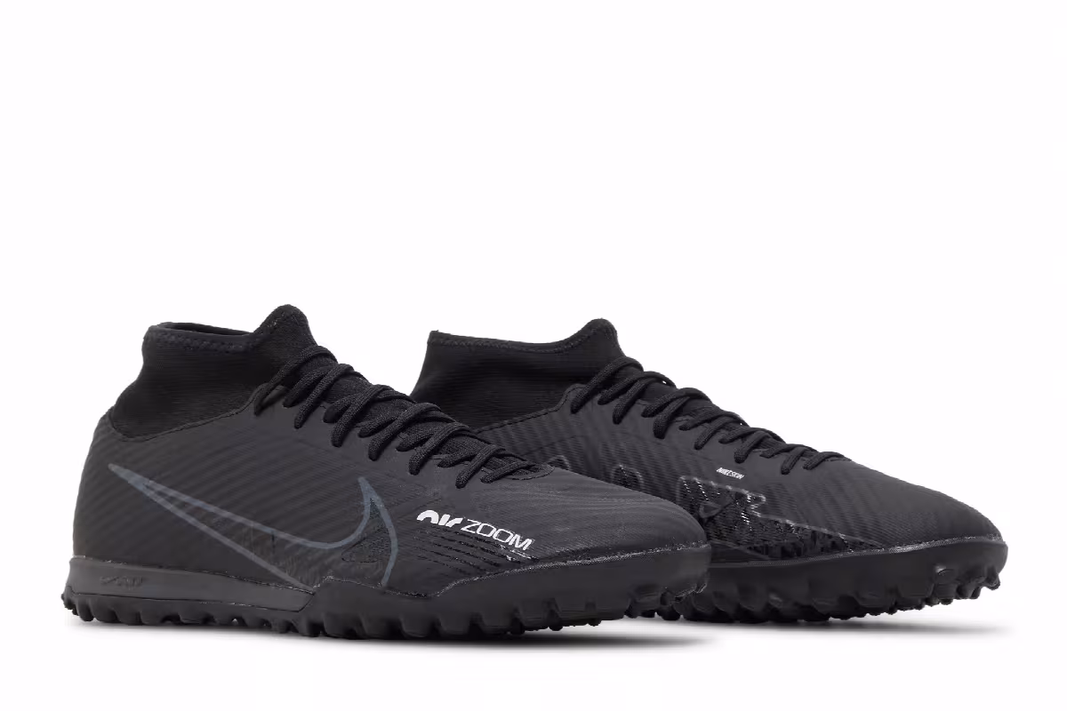 Nike Zoom Mercurial Superfly 9 Academy TF Black Dark Smoke Grey, view 9