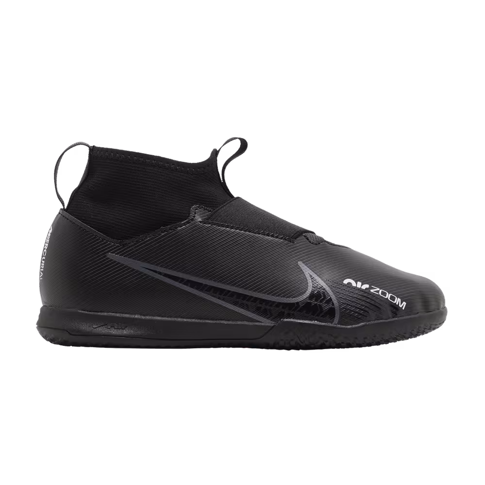 Nike Zoom Mercurial Superfly 9 Academy IC GS Black Dark Smoke Grey