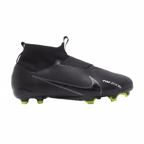Nike Zoom Mercurial Superfly 9 Academy FG MG GS 'Black Dark Smoke Grey'