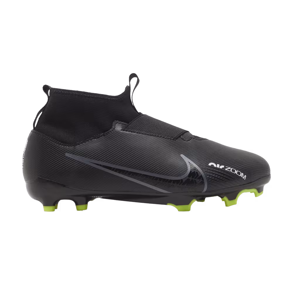 Nike Zoom Mercurial Superfly 9 Academy FG MG GS Black Dark Smoke Grey
