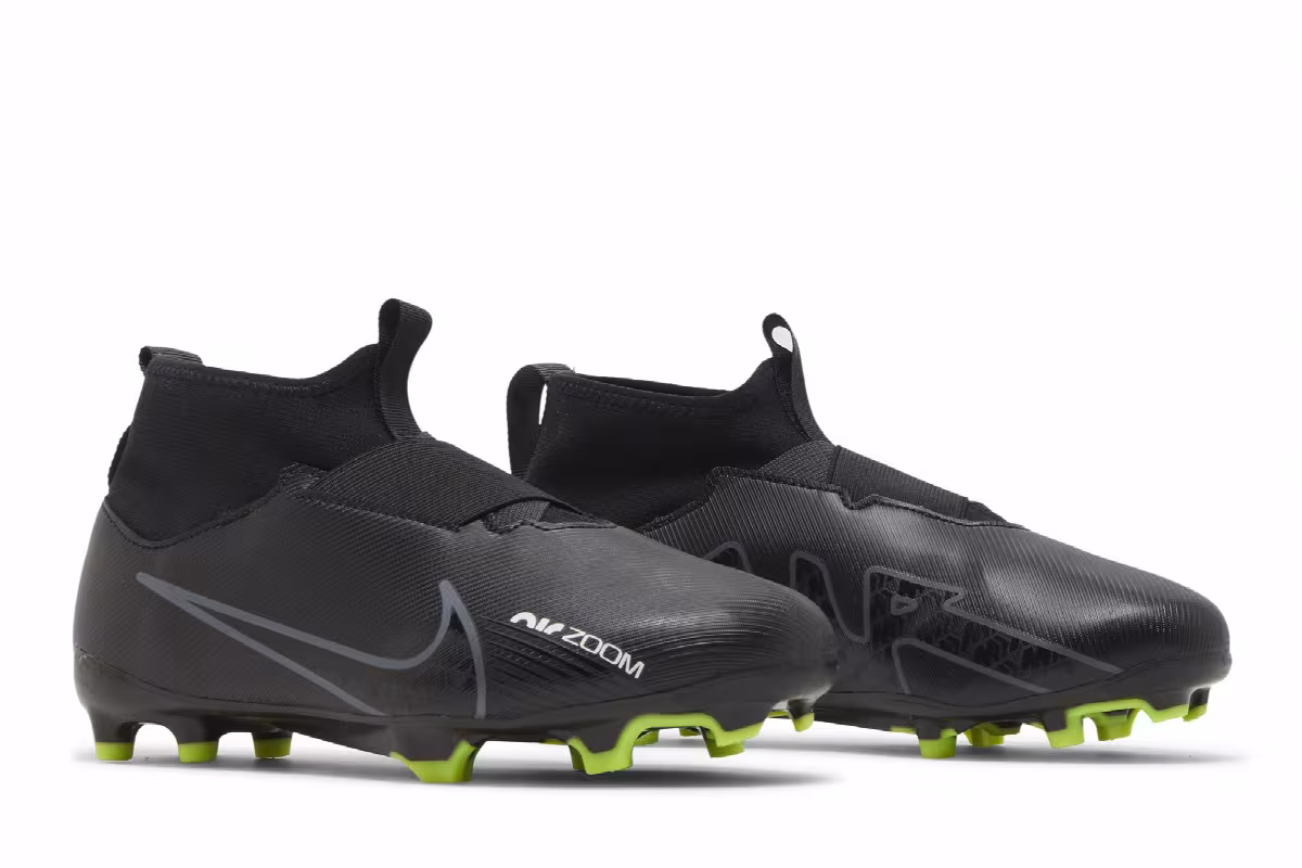 Nike Zoom Mercurial Superfly 9 Academy FG MG GS Black Dark Smoke Grey, view 9