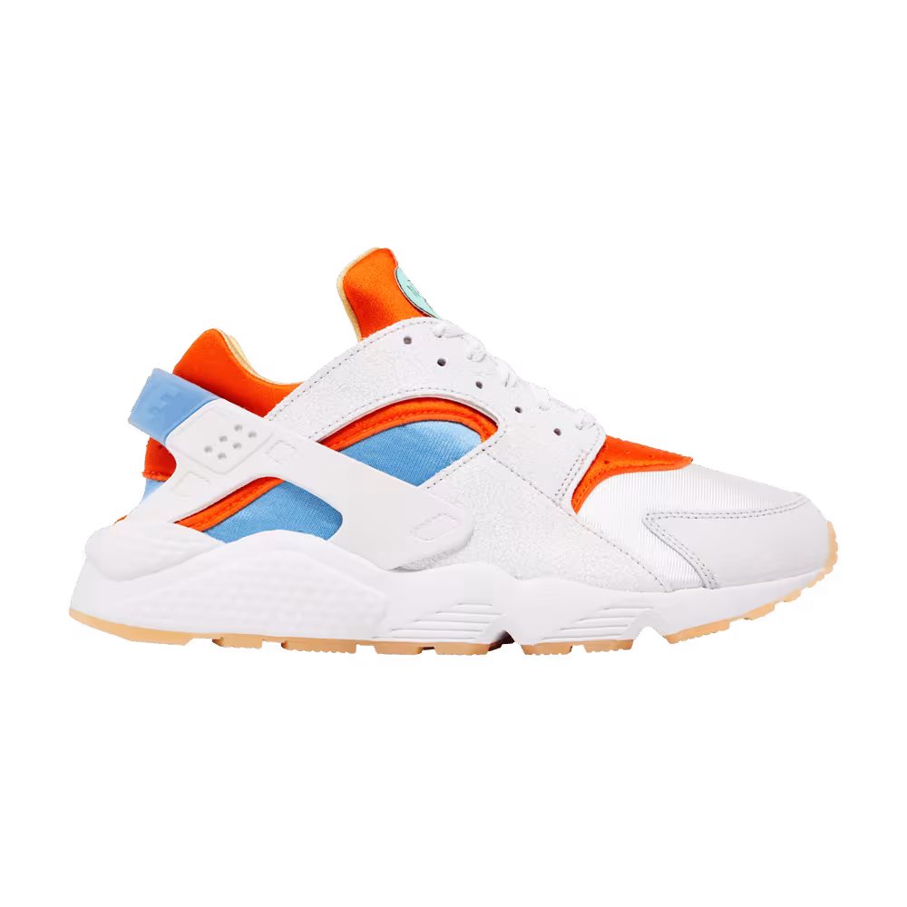 Nike Air Huarache White Safety Orange