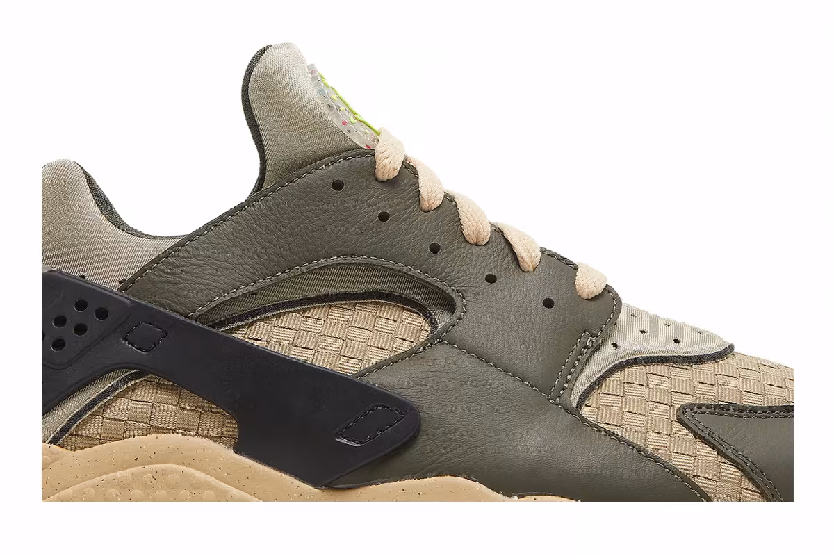 Nike Air Huarache Crater Premium Cargo Khaki, view 3