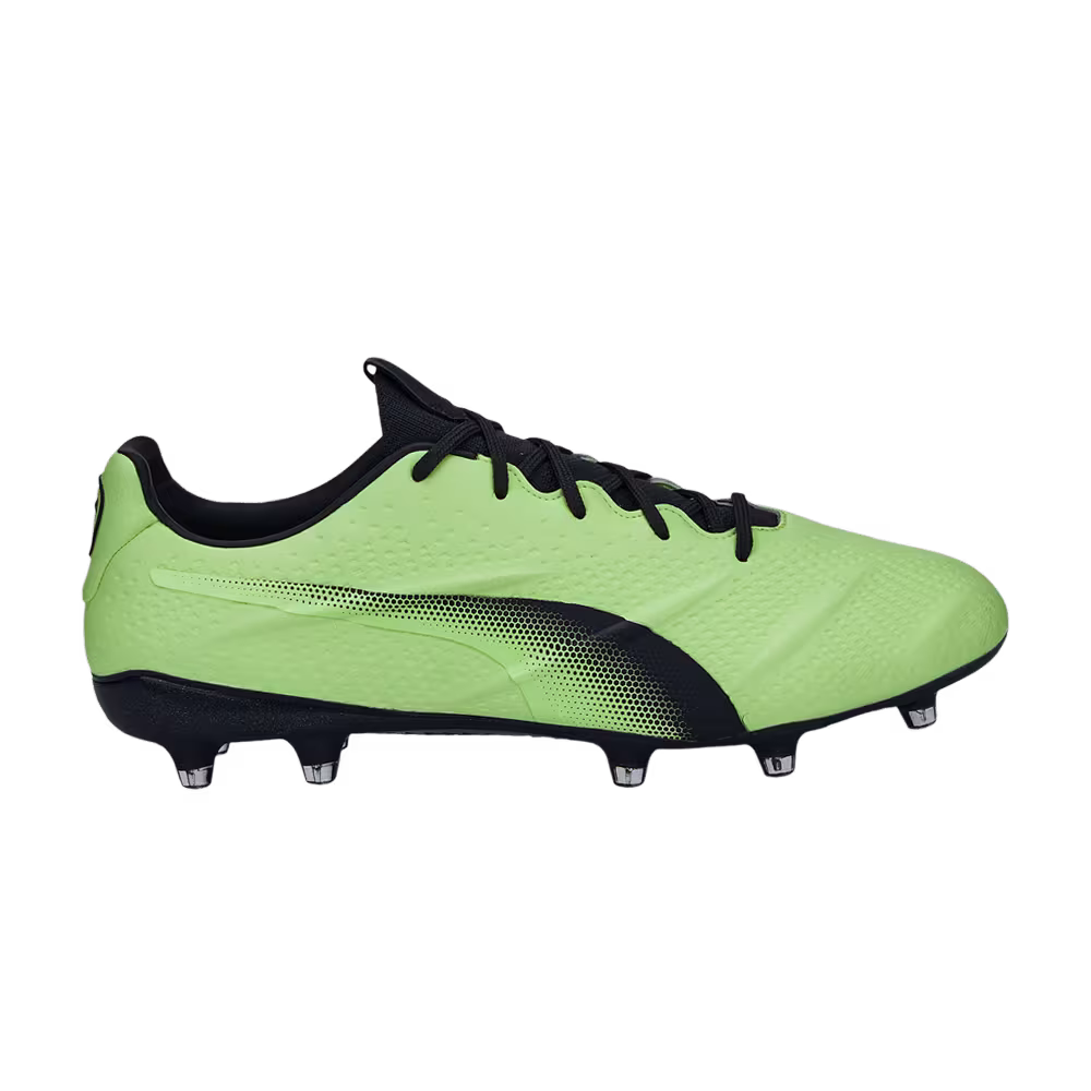 Puma King Platinum 21 Vegan FG AG Fizzy Light Black