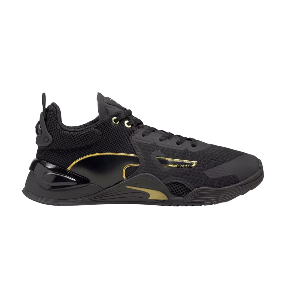 Puma Women's Fuse Moto Black Team Gold