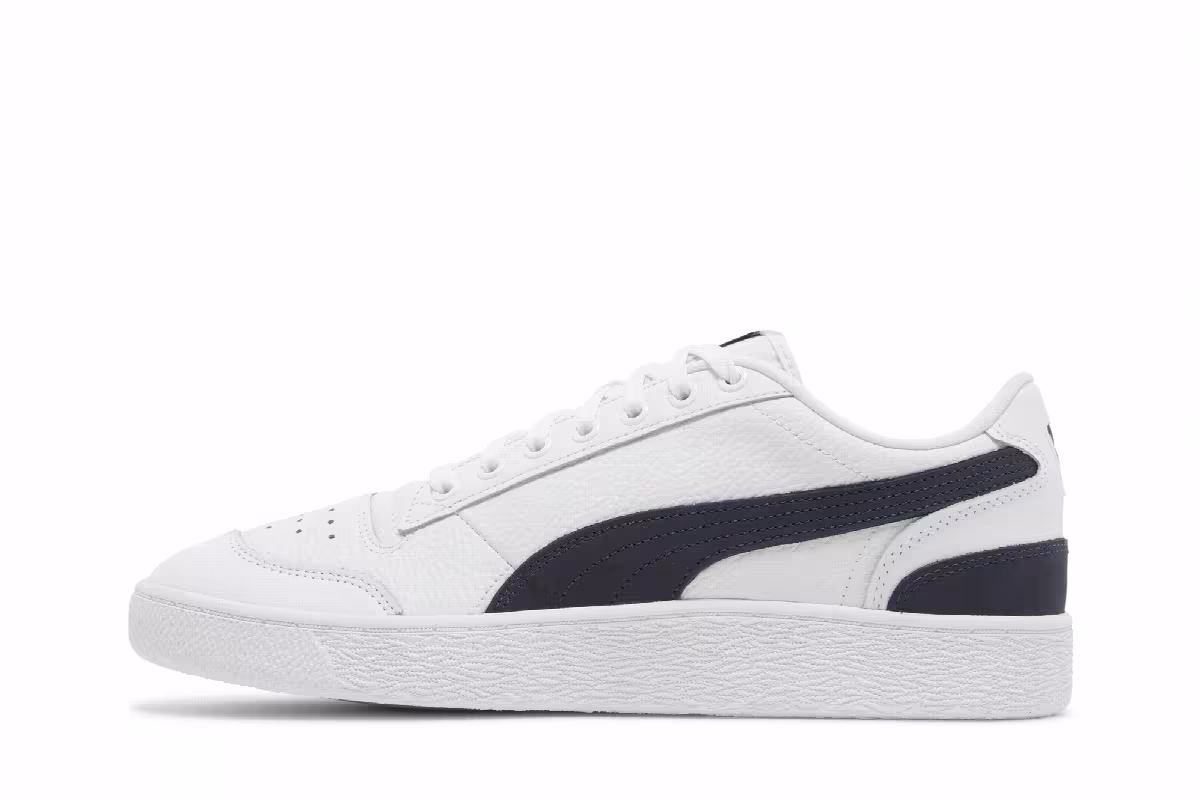 TMC x Puma Ralph Sampson White Peacoat, view 4