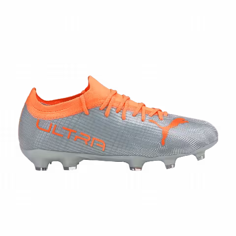 Puma Ultra 2.4 FG AG Jr 'Diamond Silver Neon Citrus'