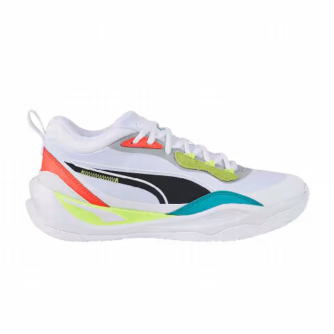 Puma Playmaker Pro 'White Fiery Coral Lime'