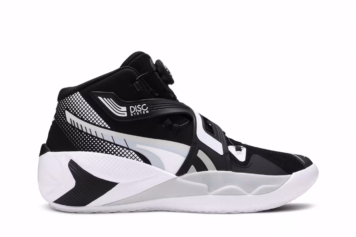 Puma Disc Rebirth Black Glacier Grey, view 2