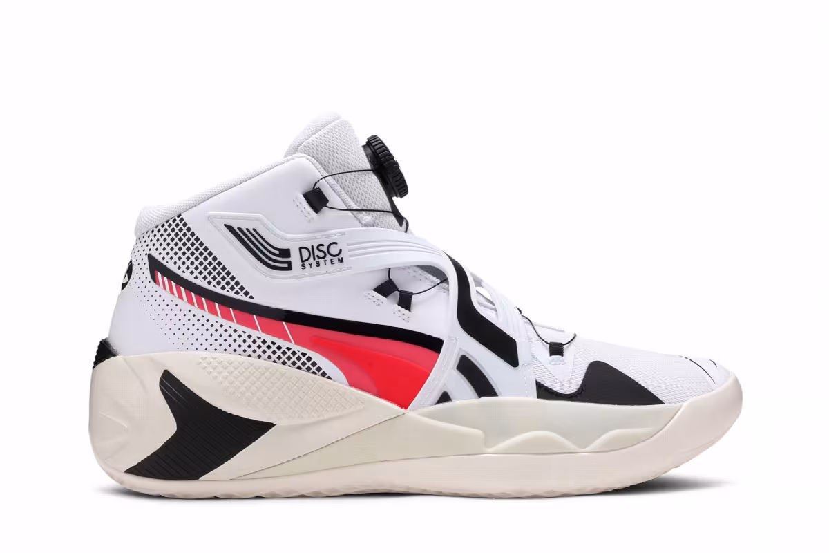 Puma Disc Rebirth White Fiery Coral, view 2