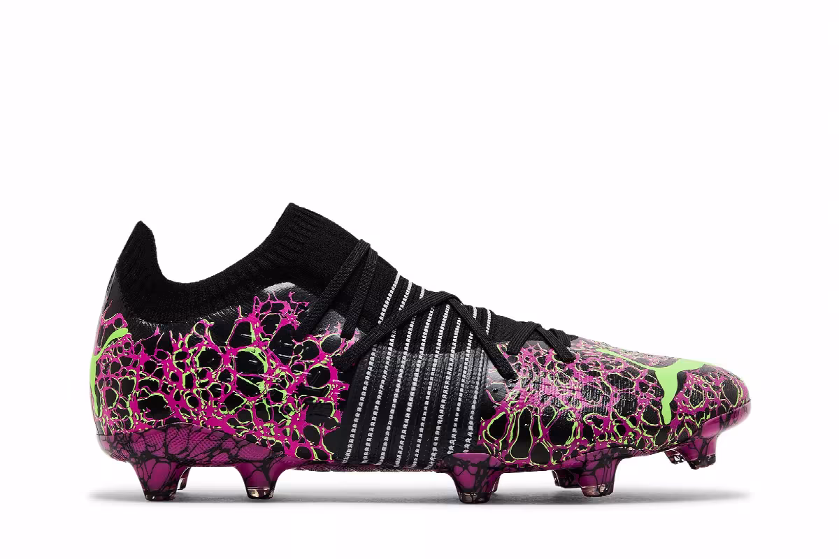 Puma Future Z 1.2 FG AG Ultra Magenta Green Glare, view 2
