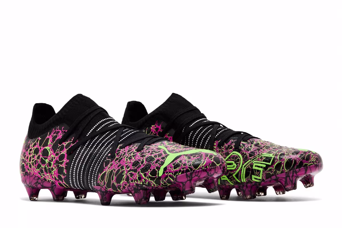 Puma Future Z 1.2 FG AG Ultra Magenta Green Glare, view 9