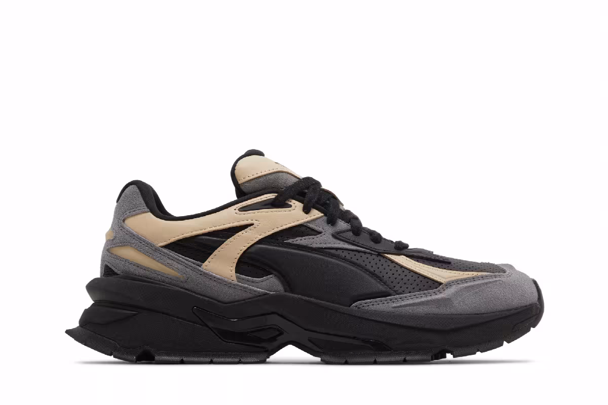 Puma Nano Dunes Black Castlerock, view 2