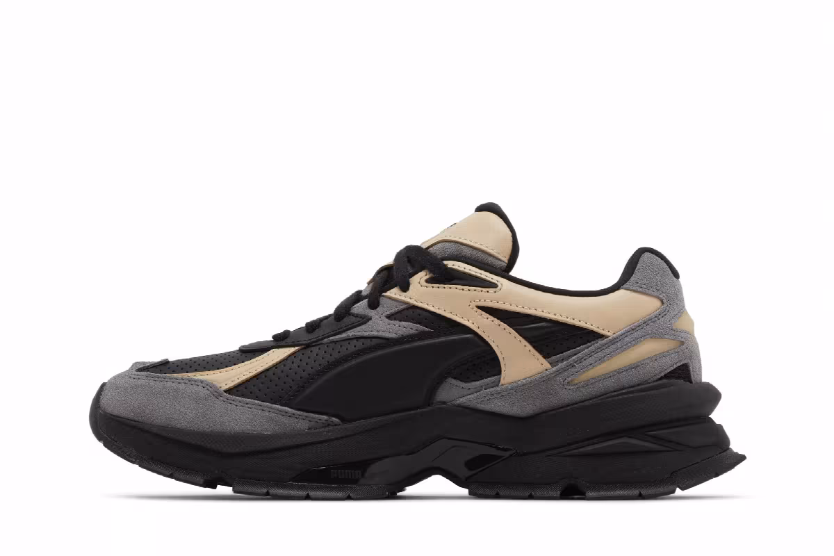 Puma Nano Dunes Black Castlerock, view 4