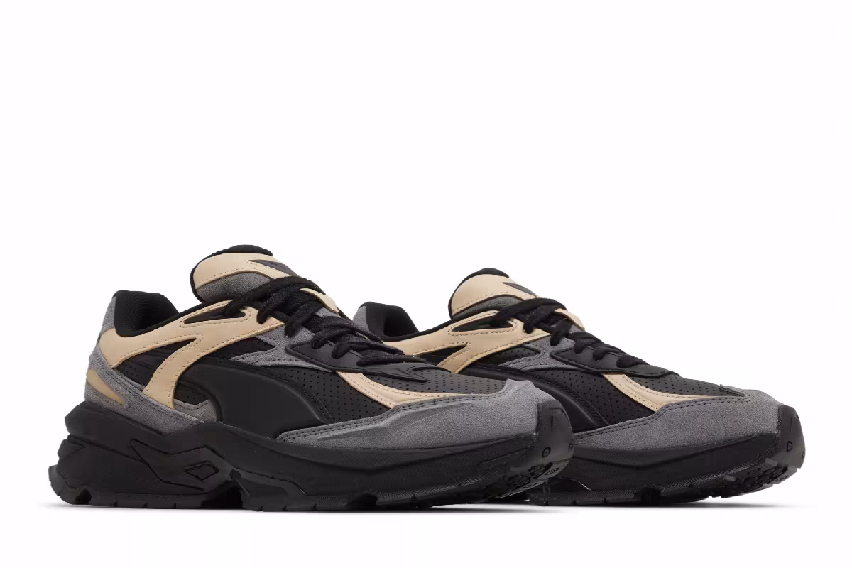 Puma Nano Dunes Black Castlerock, view 9