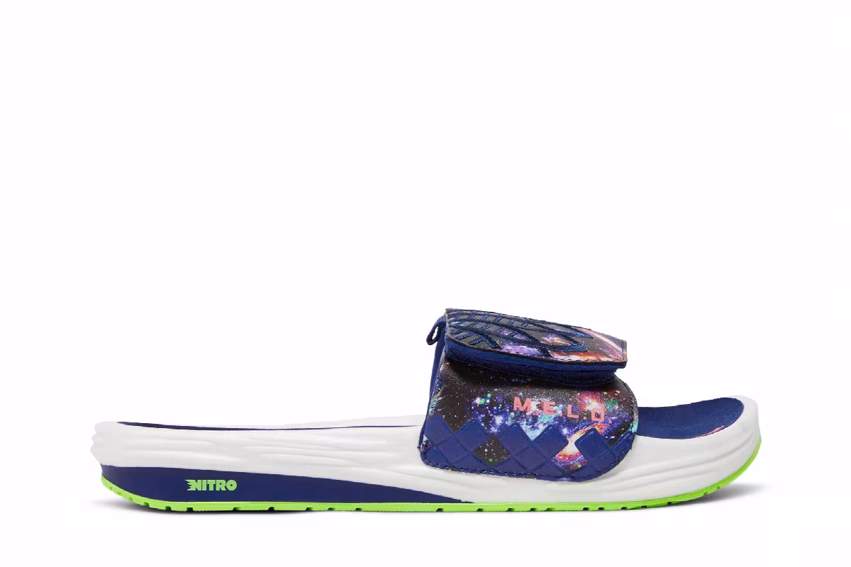 LaMelo Ball x Puma Nitrocat V Sandals Galaxy, view 2
