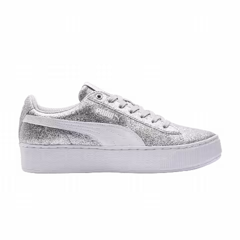 Puma Vikky Platform Jr 'Glitz - Silver'