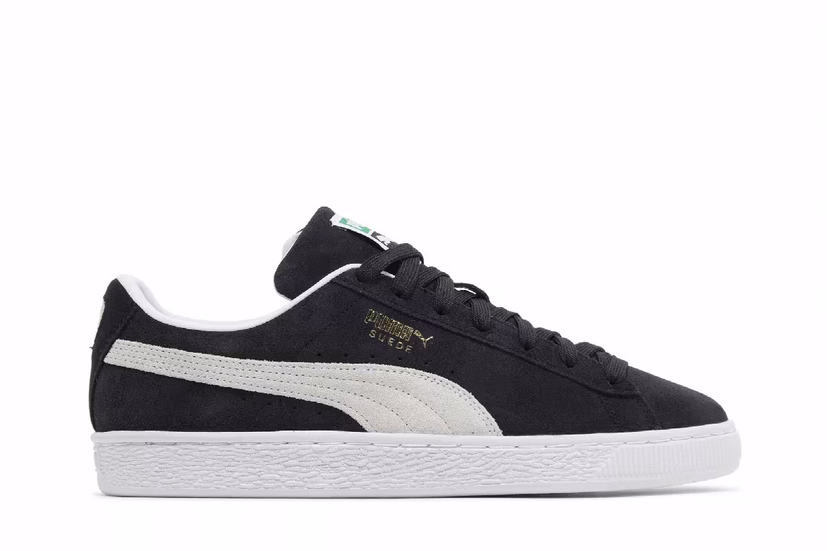 Puma Suede Classic 21 Black White, view 2